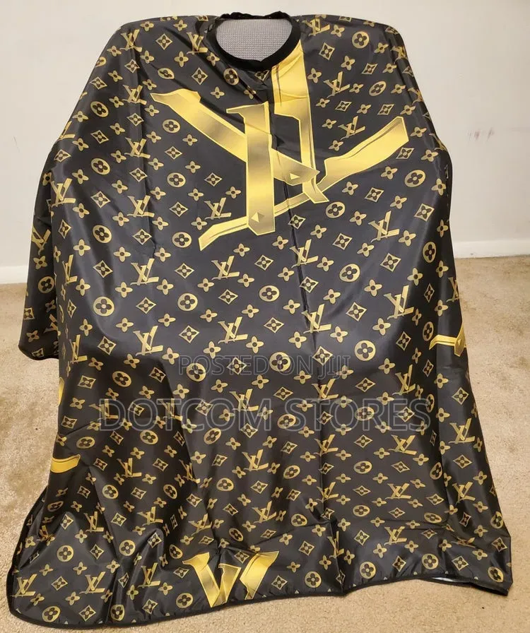 Designer LV Barber Hair Cutting Cape Gown