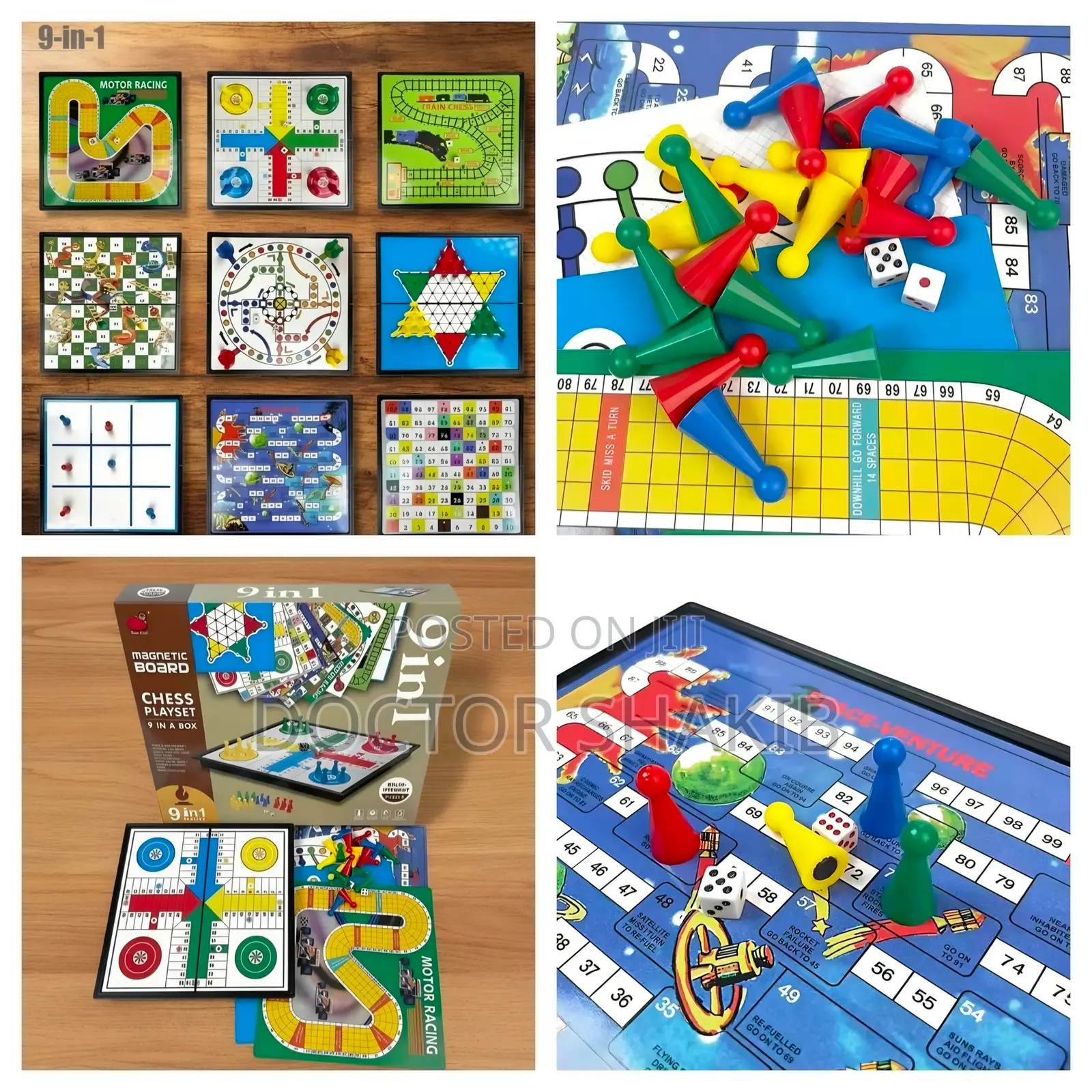 9 in 1 Multifunctional Magnetic Board Game
