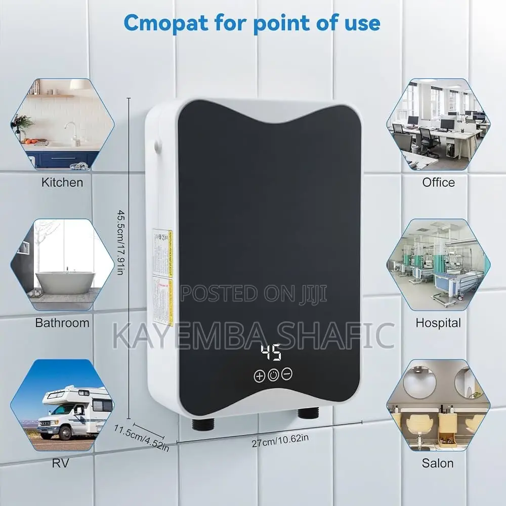 Smartex RYK-002 Tankless Electric Instant Water Heater - 5500W