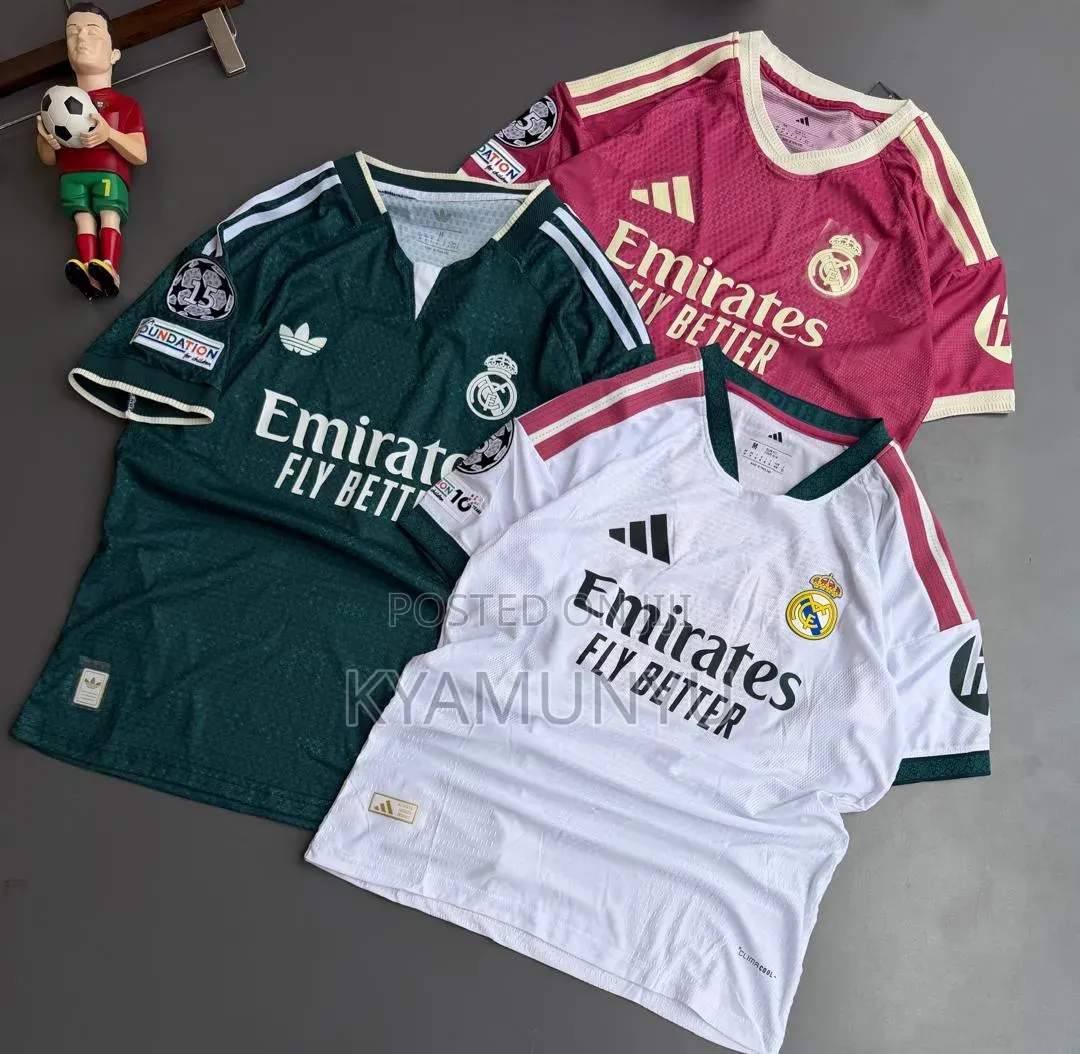 Adidas Real Madrid 2026/2027 Jersey.