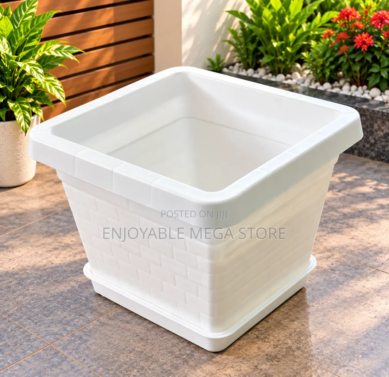 Modern Stackable Plastic Flower Pots Plastic Flower Pots