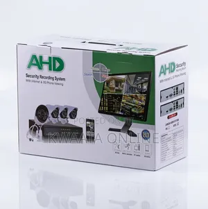 AHD 4-Camera Security System Kit Full HD With DVR 5G Phone Viewing