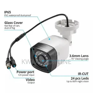 AHD 4-Camera Security System Kit Full HD With DVR 5G Phone Viewing
