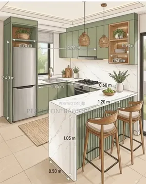 Kitchen Cabinets/Mini U Kitchen Cabinets in Any Colour 7,800,000/-