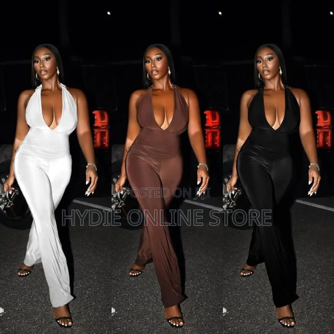 Classic v Neck Jumpsuit