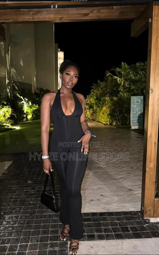 Classic v Neck Jumpsuit