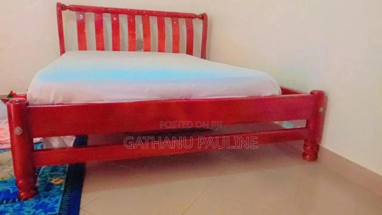 5*6 Mahogany Bed Without the Mattress