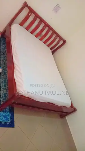 5*6 Mahogany Bed Without the Mattress