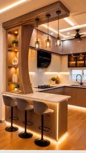 Foncine Kitchen Cabinets Any Colour 985,000/- Per Running Meter