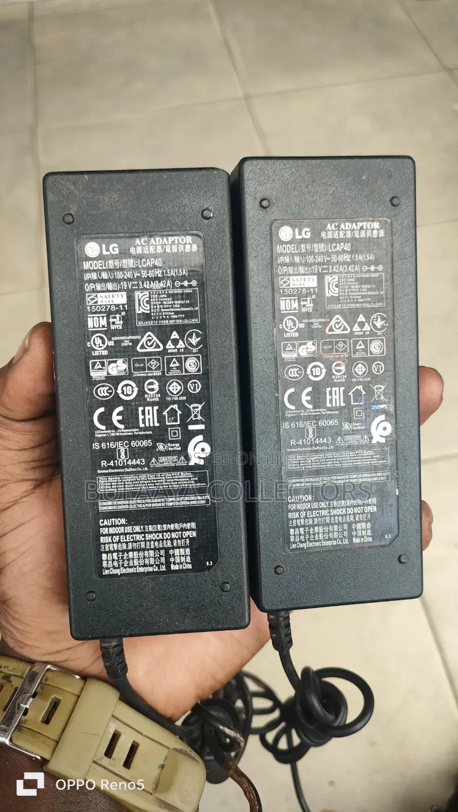 UK Used LG AC Adapter Power Supply Units, 19V.
