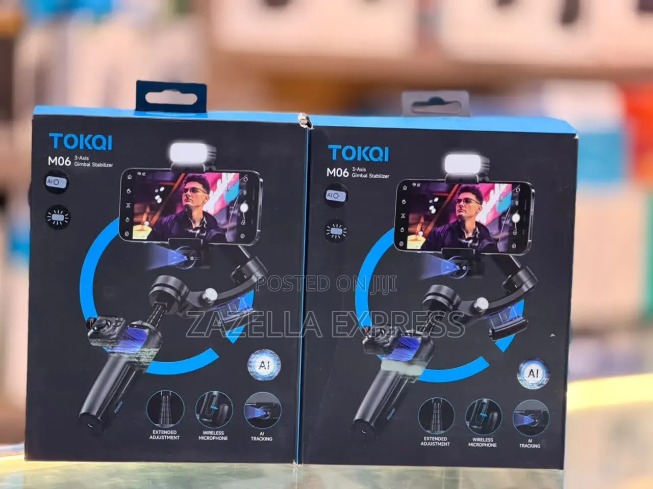 Tokoi M06 Handheld Gimbal With Face Tracking Stabilizer, for Cellphone