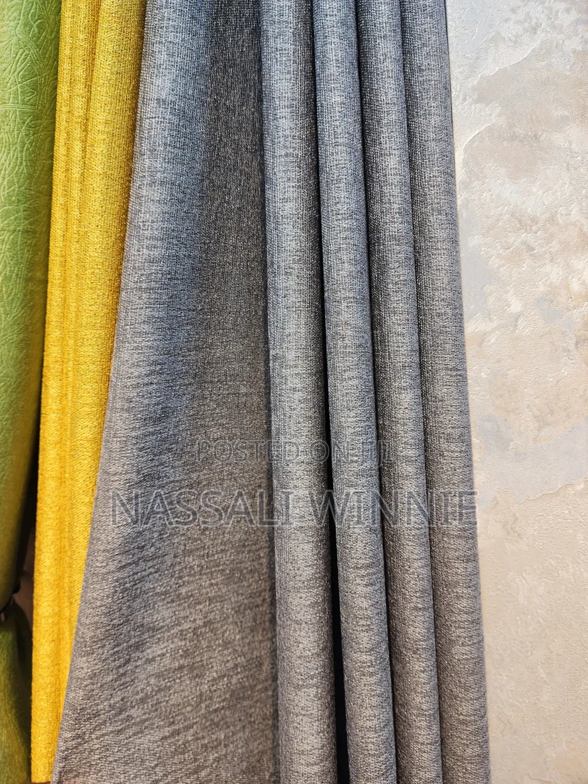Grey Plain Fantastic Curtains
