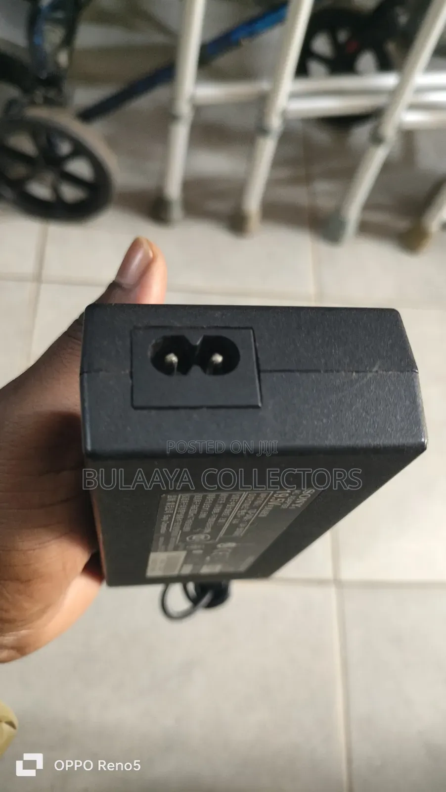 Sony AC Adapter, With an Output Rating of 19.5V and 4.4A.
