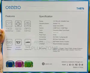 New Oteeto TAB 73 256 GB Black