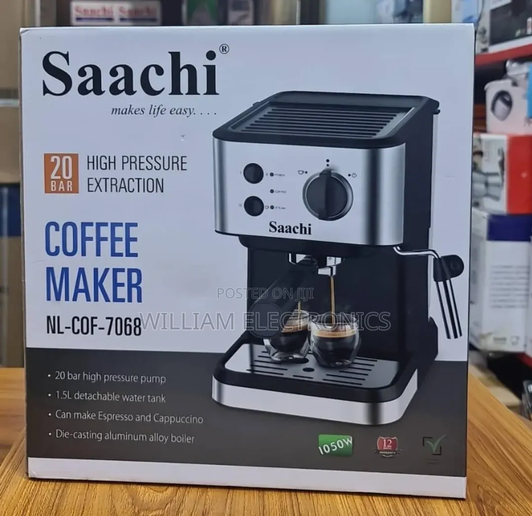 Saachi 20-Bar Espresso Coffee Maker/Saachi Coffee Maker