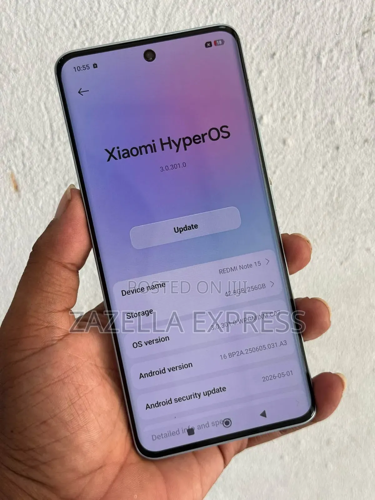 New Xiaomi Redmi Note 15 256 GB Silver