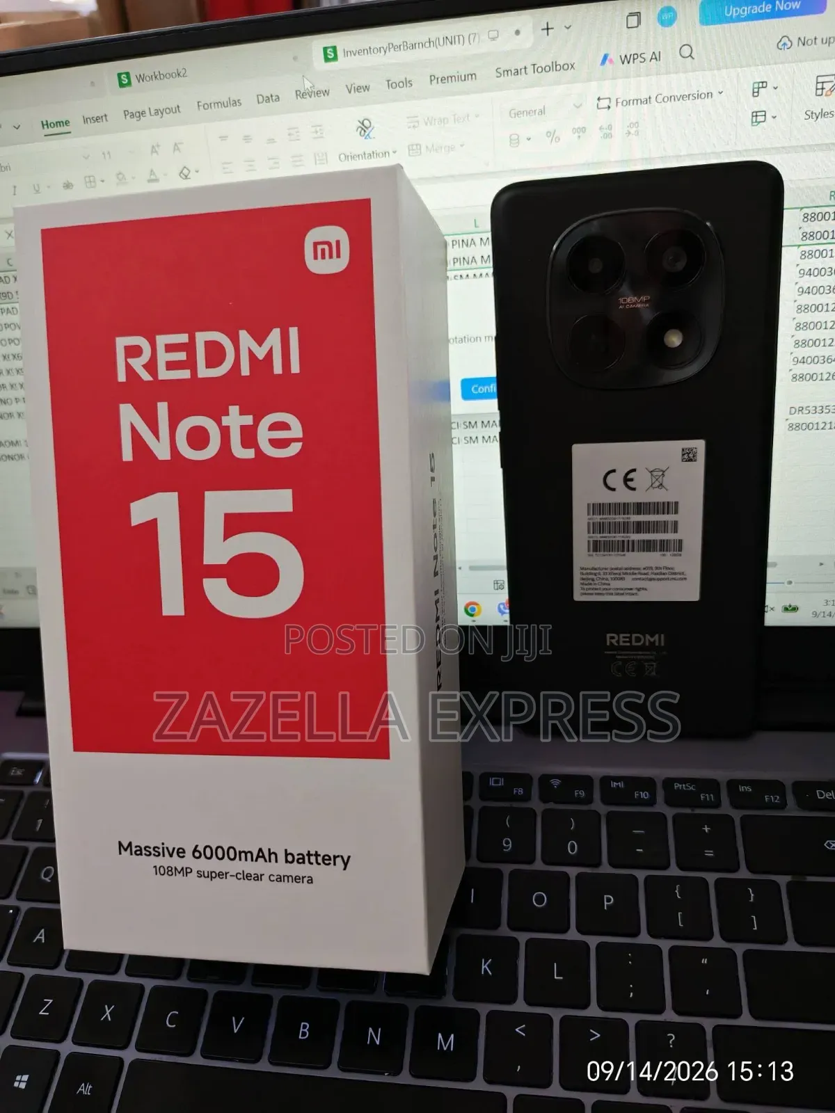 New Xiaomi Redmi Note 15 128 GB Black