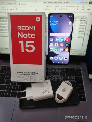 New Xiaomi Redmi Note 15 128 GB Black