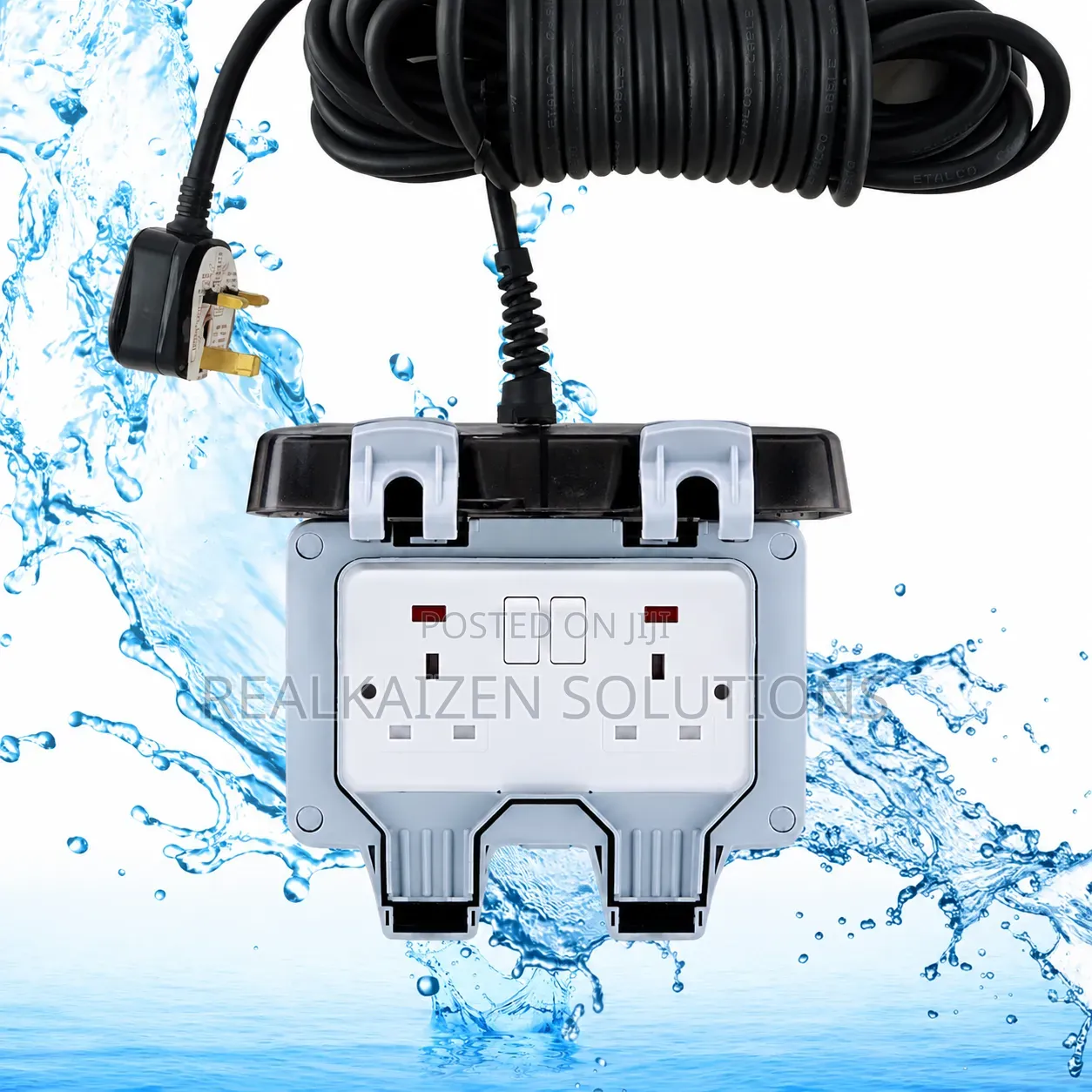 MSCIEN Double Weatherproof Outdoor Switch Socket