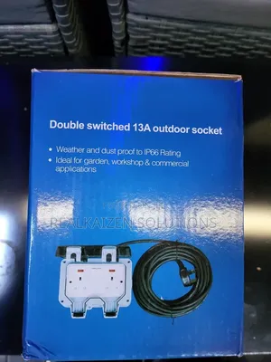 MSCIEN Double Weatherproof Outdoor Switch Socket