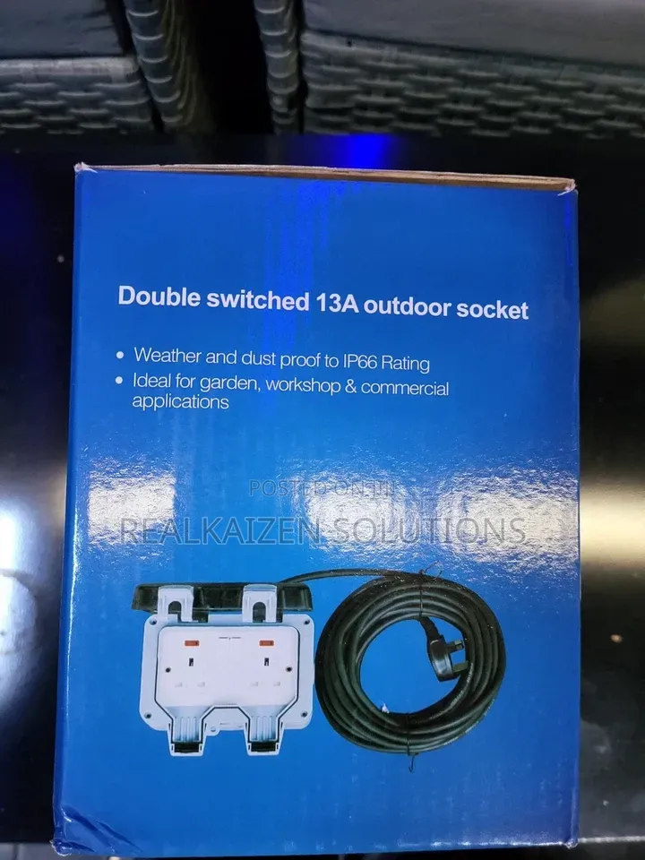 MSCIEN Double Weatherproof Outdoor Switch Socket