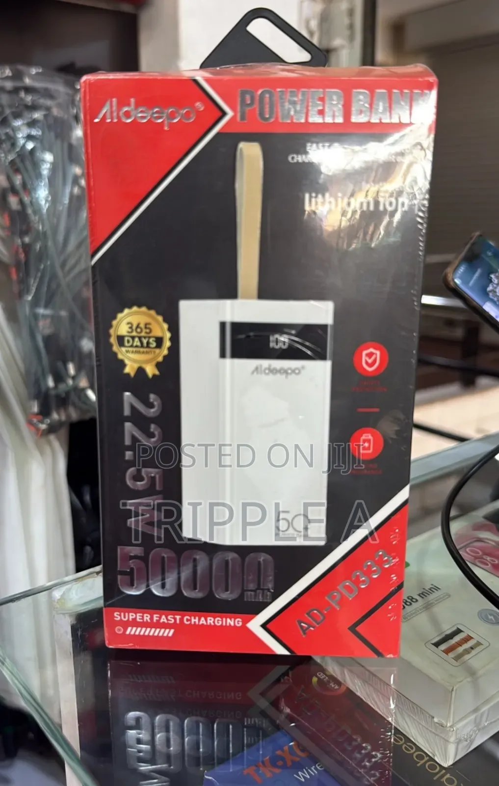 Aldeepo Super Fast Charging Powerbank (50000mah)