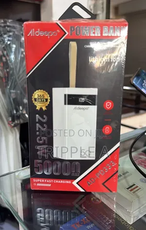 Aldeepo Super Fast Charging Powerbank (50000mah)