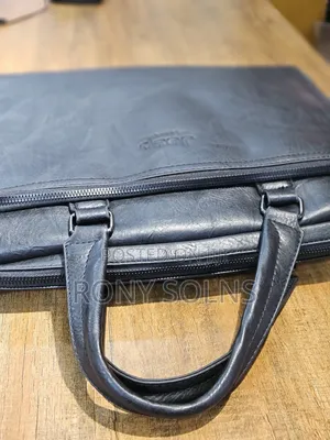 Jeep Leather Laptop Hand Carry Bag