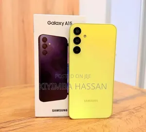 New Samsung Galaxy A15 5G 256 GB Yellow