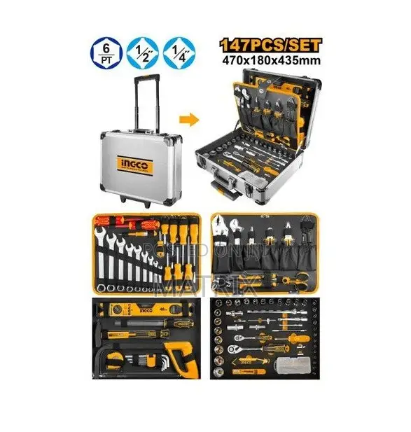 INGCO Hand Tool Set 147 Pieces