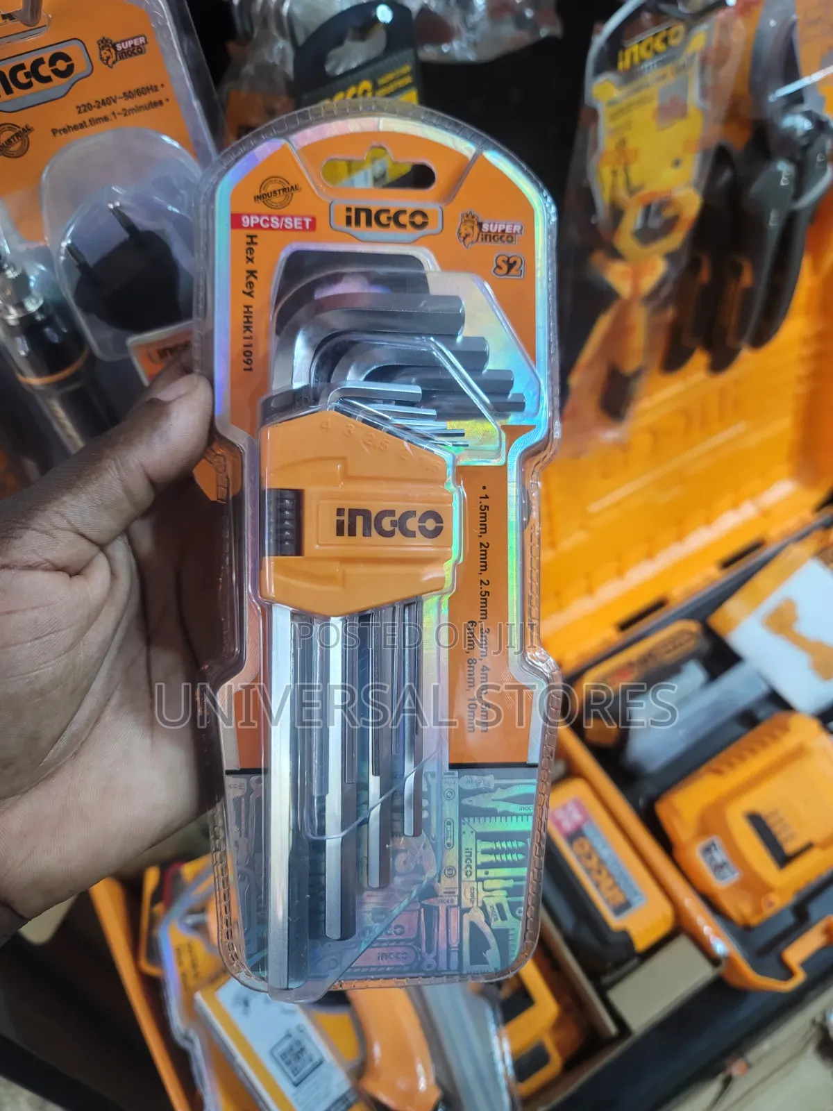 INGCO 9-Piece Hex Key Set