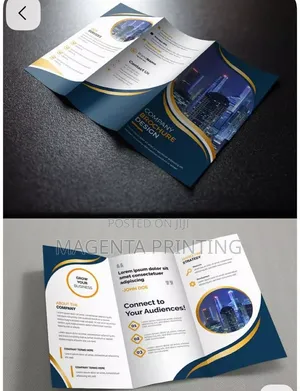 Bulk Bifold and Trifold Brochure Design and Printing