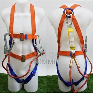 Full Body Safety Harness Double Hook Lanyard