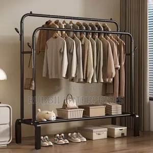 Multipurpose Heavy-Duty Double-Sided Garment Rack
