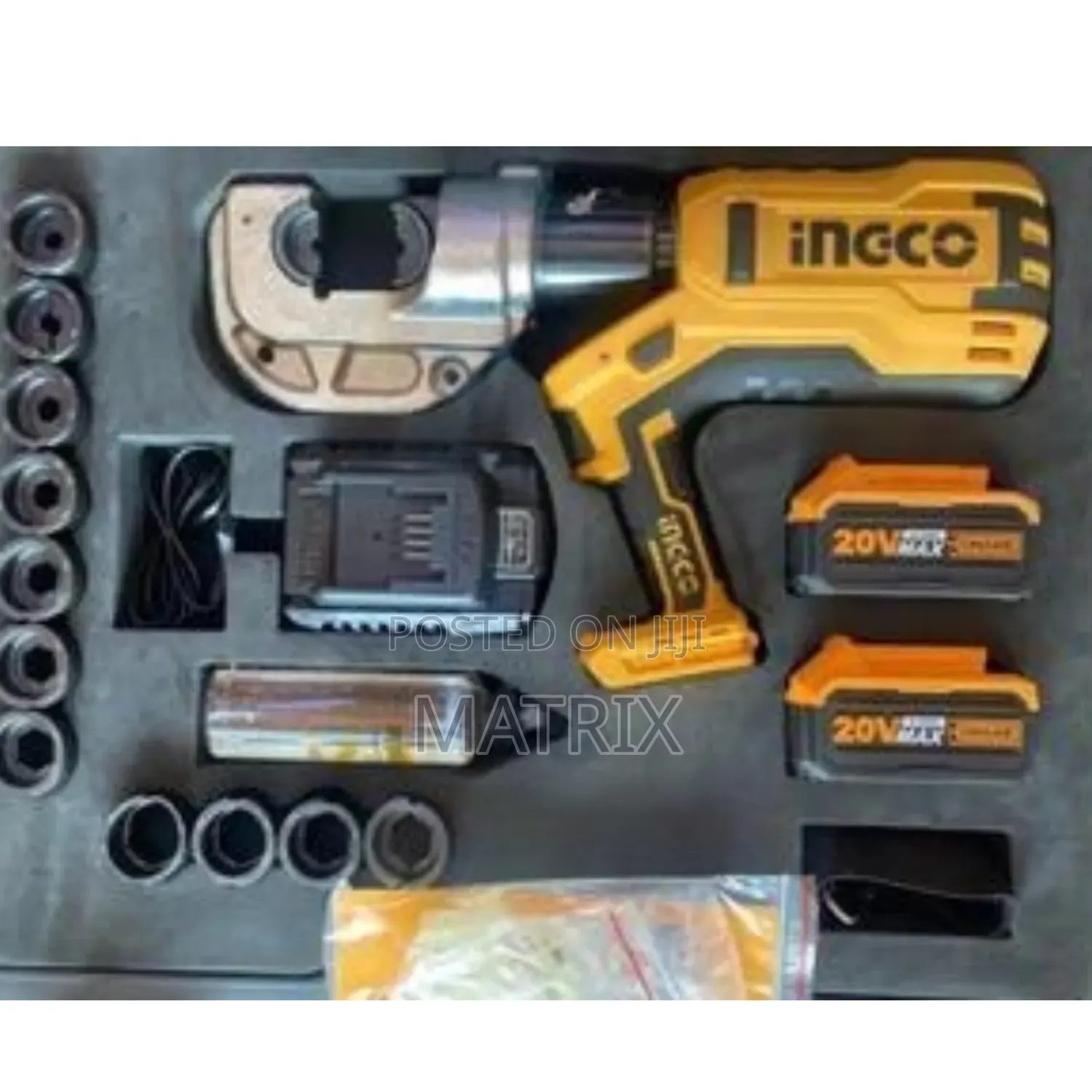 INGCO Cordless Hydraulic Crimping Tool