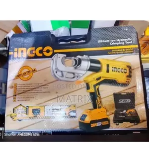 INGCO Cordless Hydraulic Crimping Tool