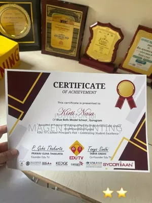 Certificate Printing Design Services
