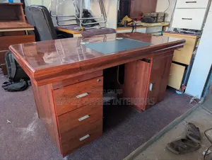 Executive Table/ Executive Desk , of Size 140cm With Fixed Drawers