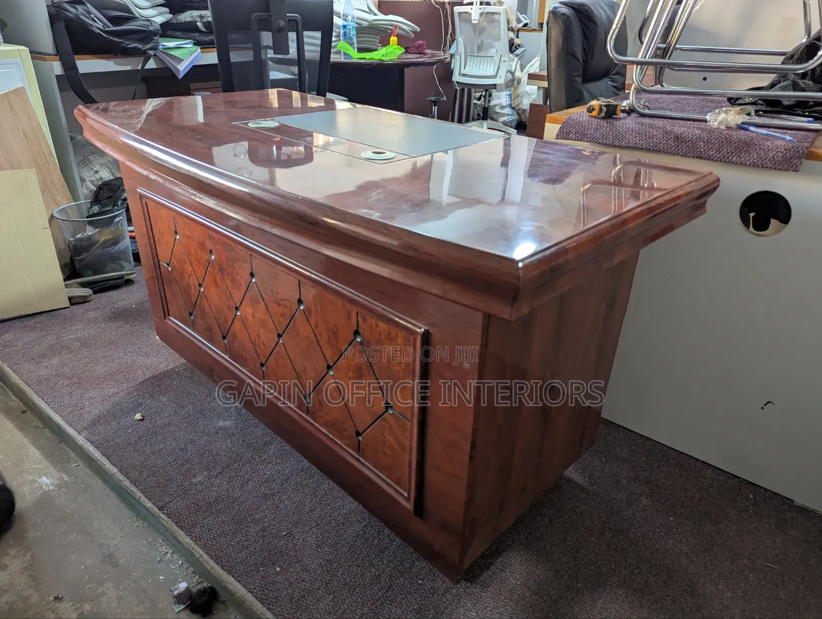Executive Table/ Executive Desk , of Size 140cm With Fixed Drawers
