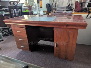 Executive Table/ Executive Desk , of Size 140cm With Fixed Drawers