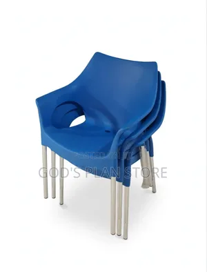 Hole Design Metal Siliver Legs Plastic Chairs Plastic Chairs