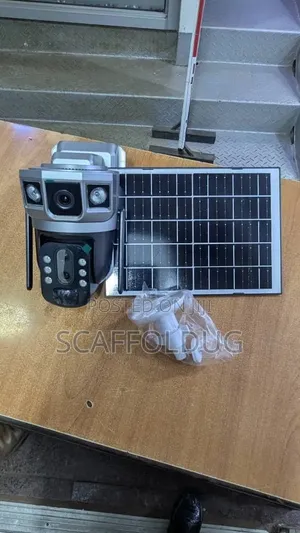 3 Views and 2 Lenses Solar Simcard Camera V380 App