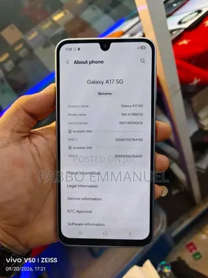 New Samsung Galaxy A17 5G 256 GB Silver