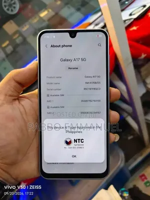 New Samsung Galaxy A17 5G 256 GB Silver