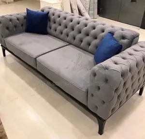Sofas/ Box 3 Seater Chesterfield Sofa.