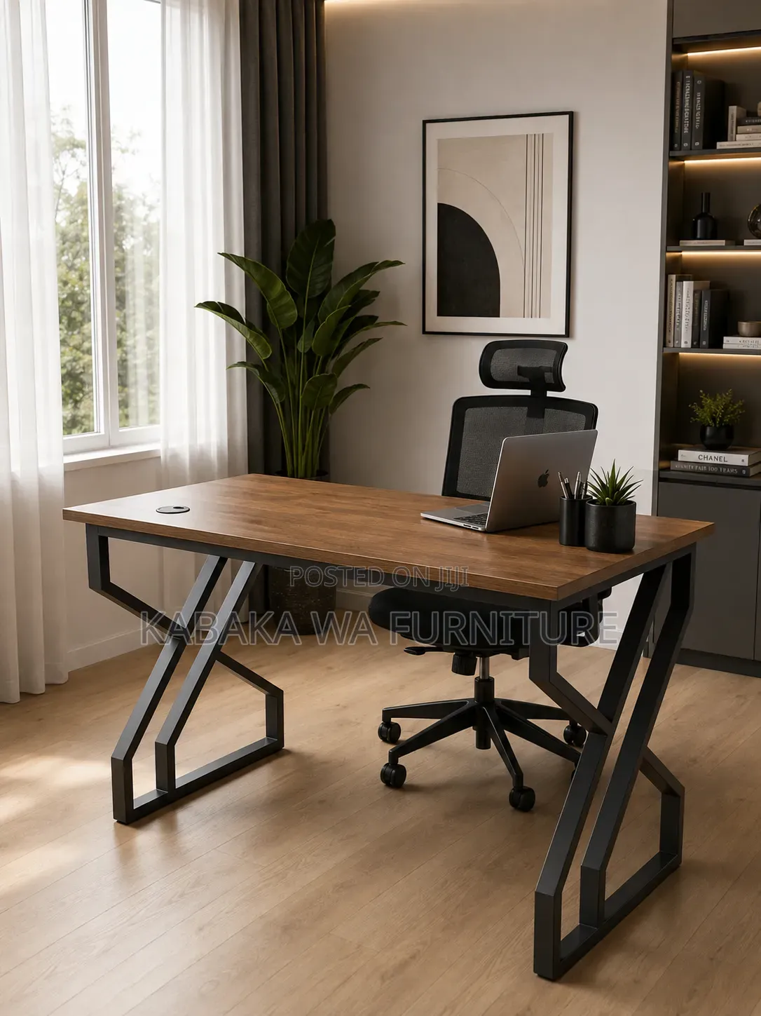 Office-Desk-1-2m-X-Frame-Heavy-Duty-Office-Table-Free-Delivery