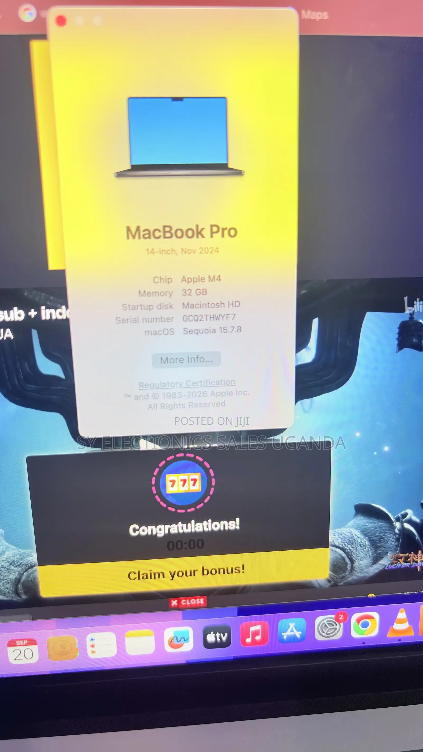 New Laptop Apple MacBook Pro 2024 M4 Pro 32GB Apple M4 Pro SSD 1T