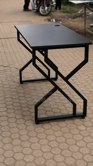 Premium-Office-Desk-120cm-Wood-Top-X-Legs-Best-Seller-Ug-