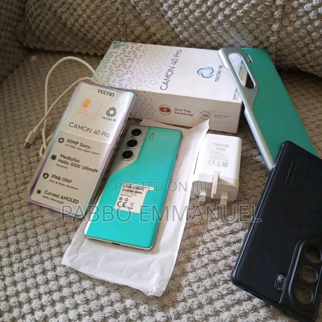 New Tecno Camon 40 Pro 5G 256 GB Green