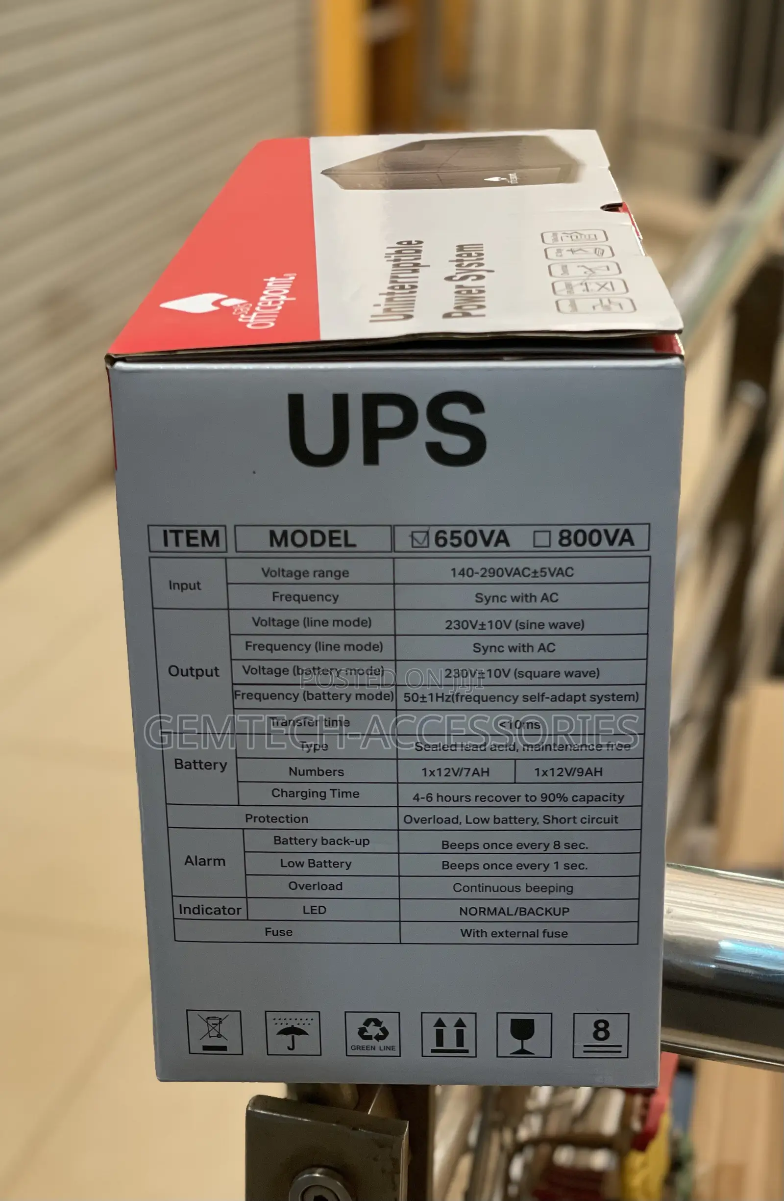 Uninterrupted Power Supply 650va UPS